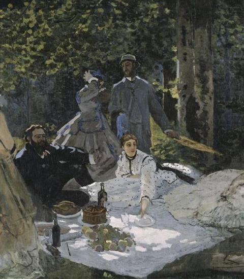 Claude Monet Le dejeuner sur l'herbe china oil painting image